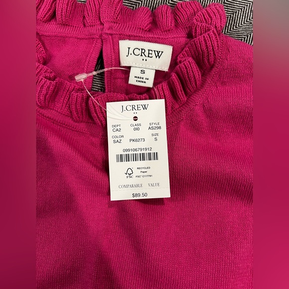 J.Crew Ruffle Neck Sweater - Picture 3 of 4